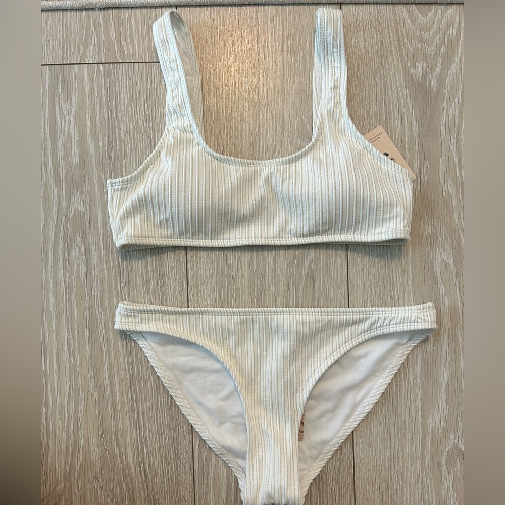NWT White and gold Bikini Set!